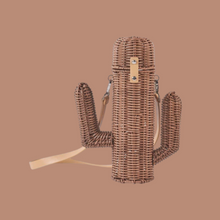 Load image into Gallery viewer, Cactus Wicker Booze Bag
