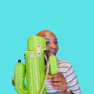 Lime Cactus Booze Bag